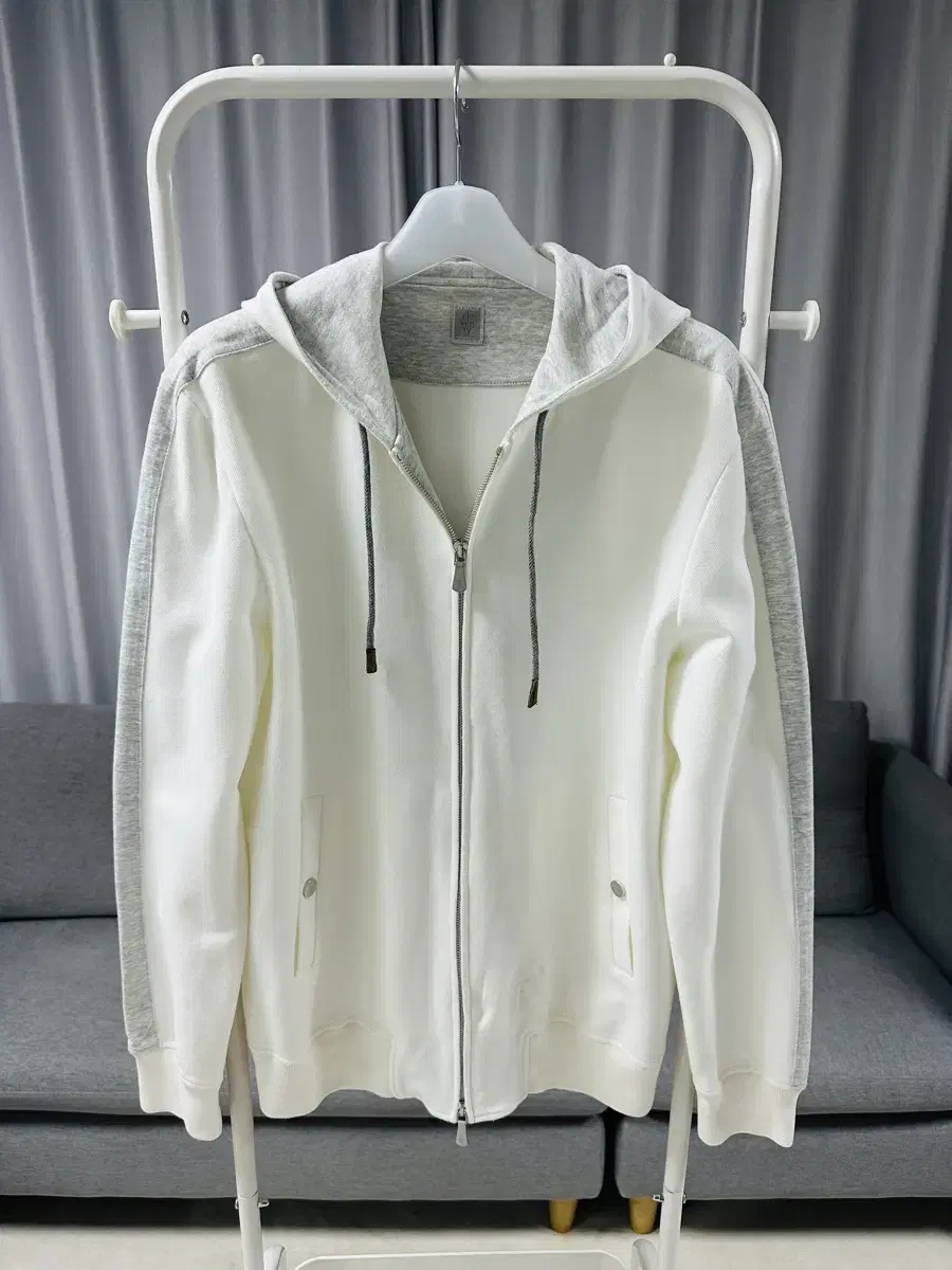 Eleventy Hooded Zip Up (Brand New) (Luxury Genuine)