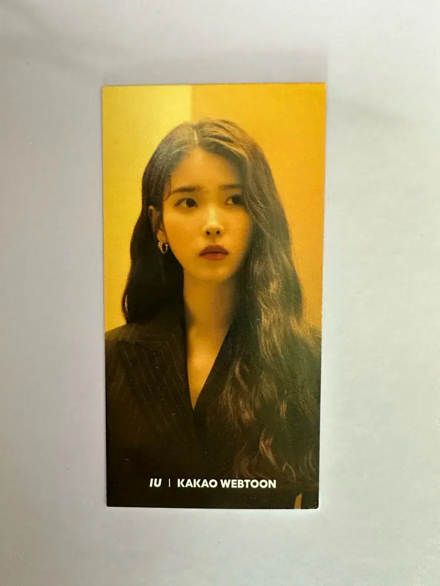 IU Kakao Webtoon Winning Photo Card