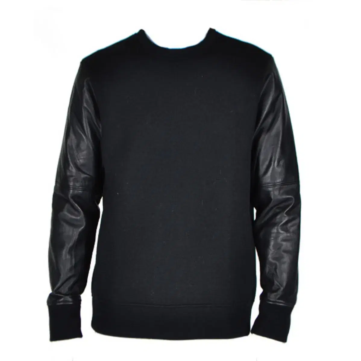 LANEUS Leather Sleeves Man to Man