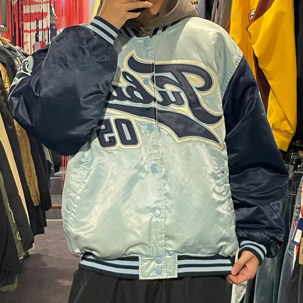 [IM] mlb 90s FUBU  바시티 자켓