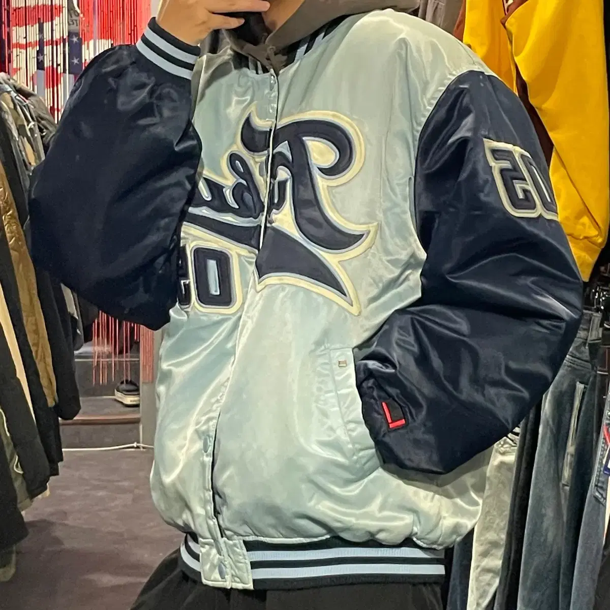 [IM] mlb 90s FUBU  바시티 자켓