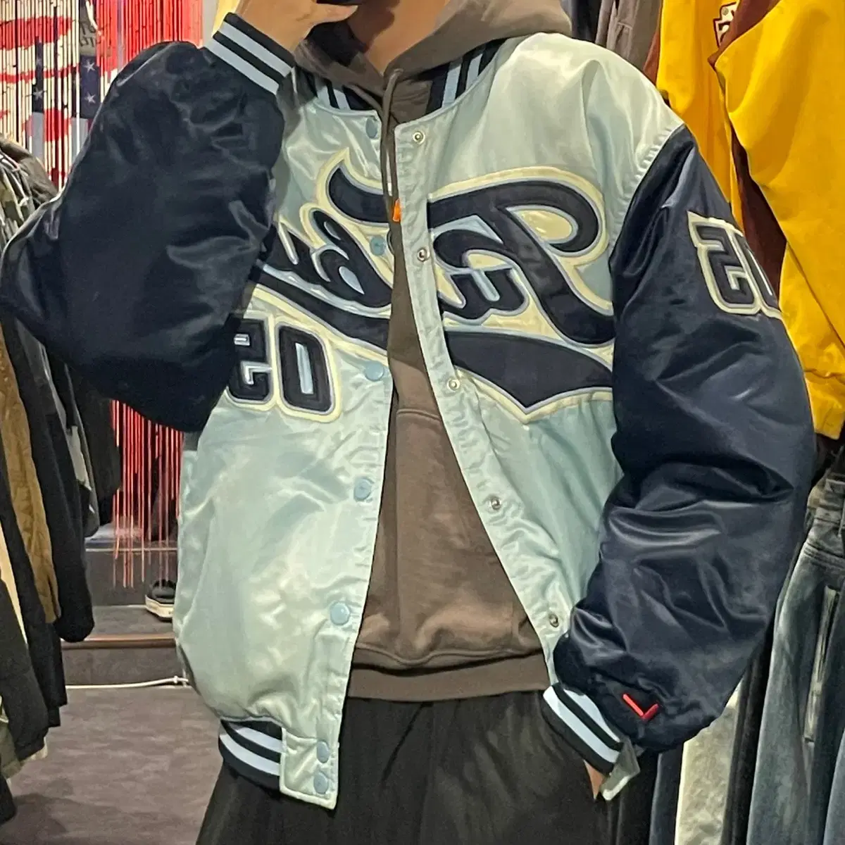 [IM] mlb 90s FUBU  바시티 자켓