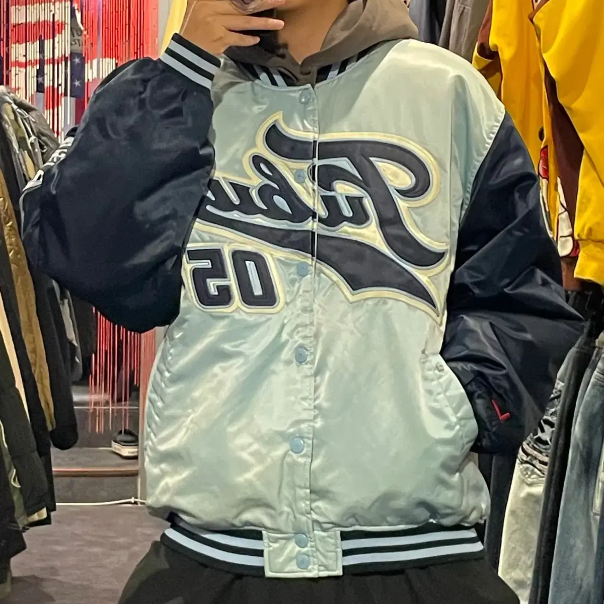 [IM] mlb 90s FUBU  바시티 자켓