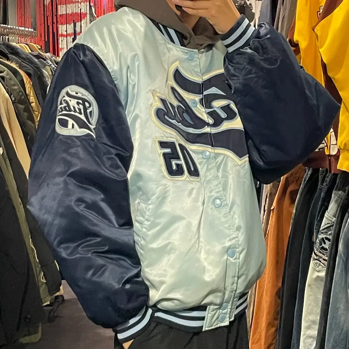 [IM] mlb 90s FUBU  바시티 자켓