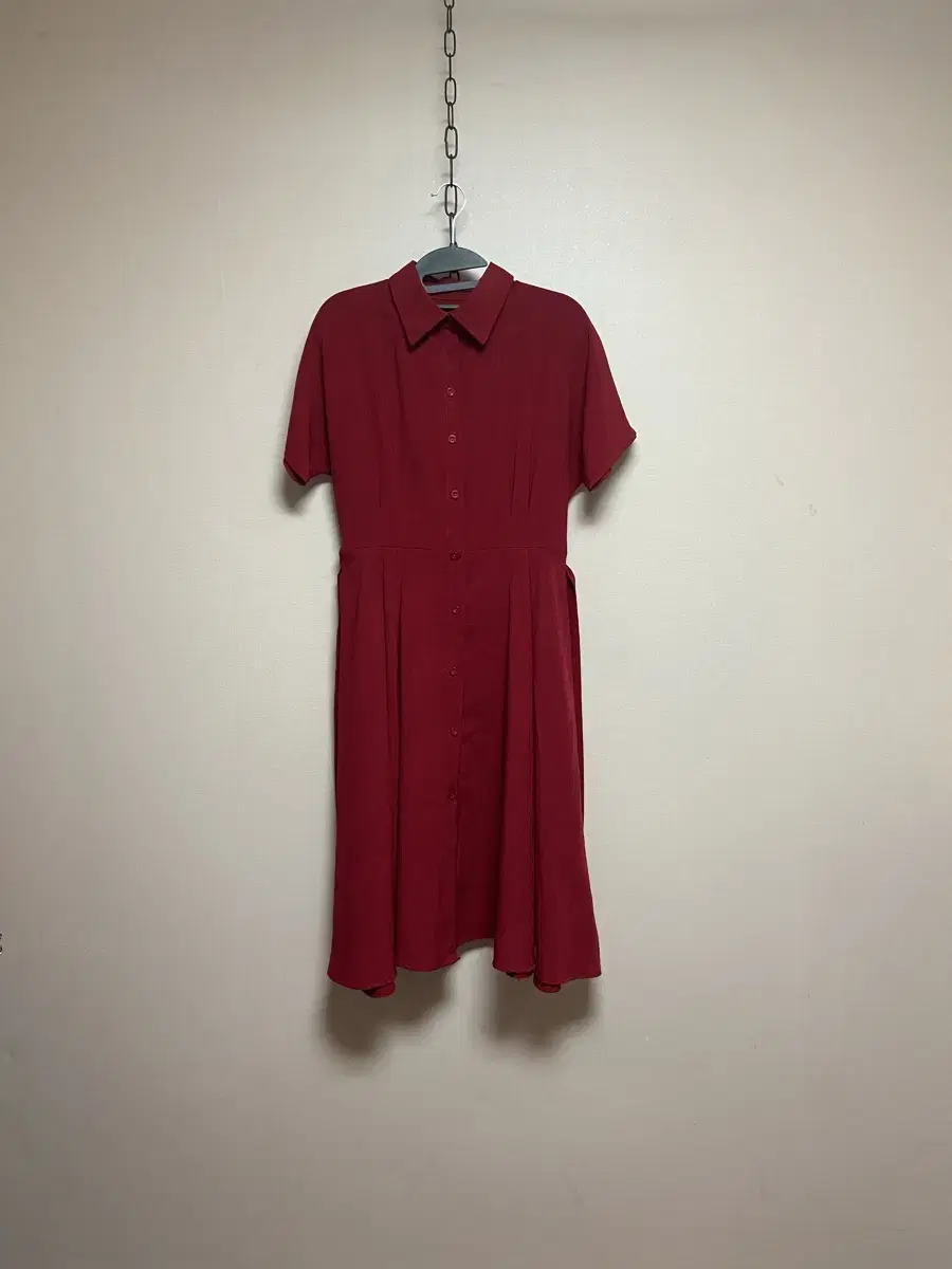 [Saenane Apparel] kara Front button red ONEPIECE (66 recommendations)