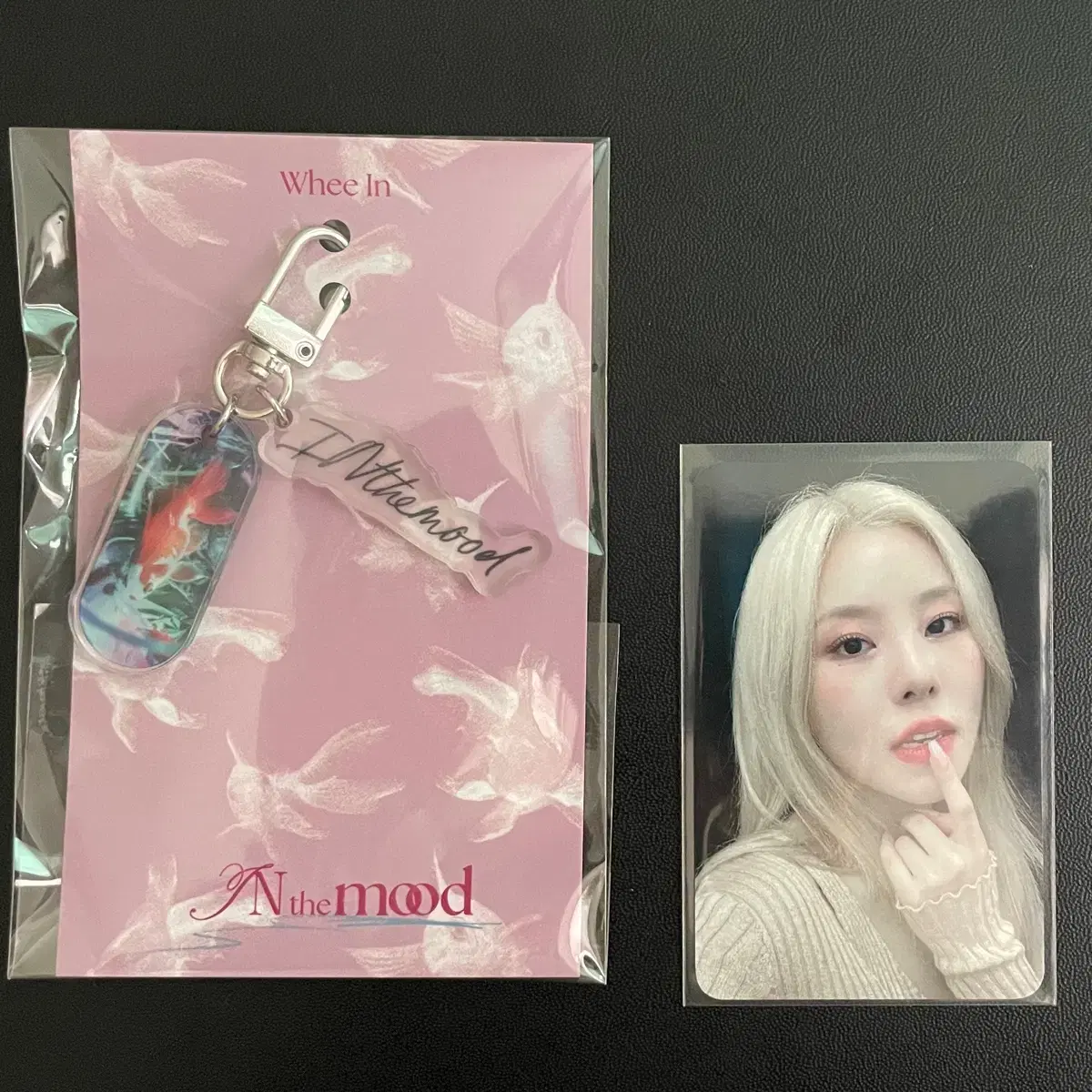 Wheein In the mood pop up Store Merchandise Keyrings, GripToks