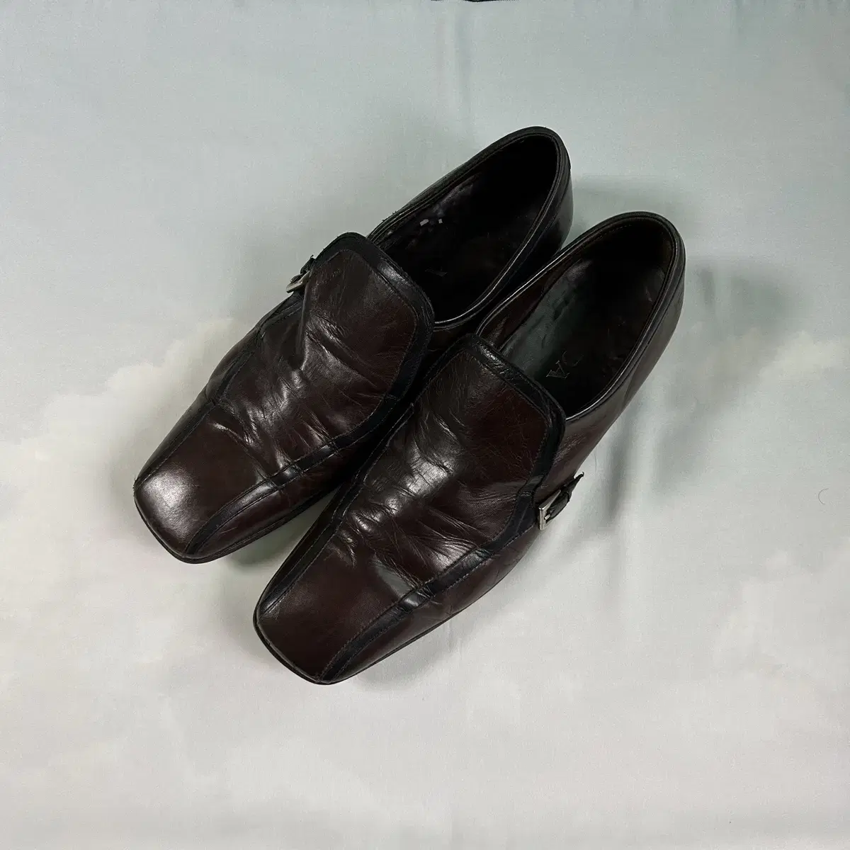 Prada sports strap slip on loafers