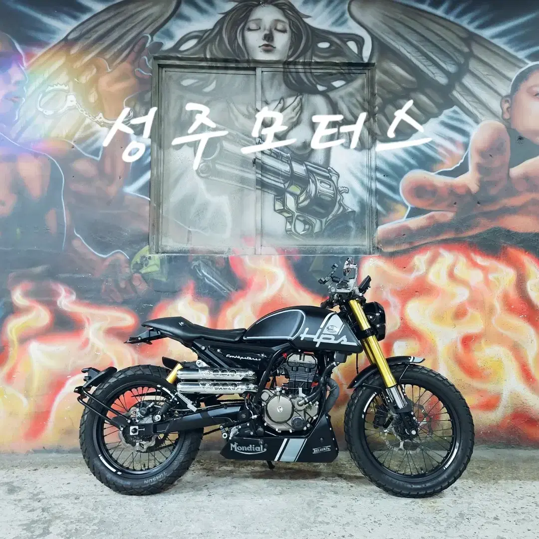 몬디알 힙스터125CC/22년식/클래식바이크/메뉴얼/14975KM/바이크