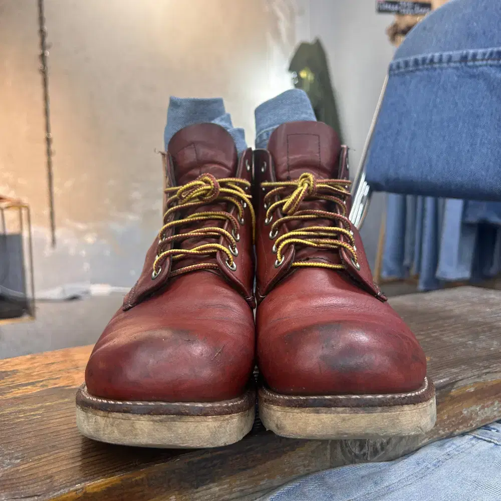 약280mm 레드윙 red wing shoes 9105 라운드토