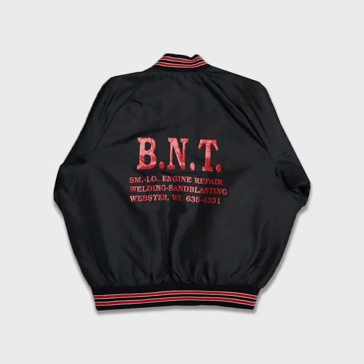 B.N.T 새틴 자켓