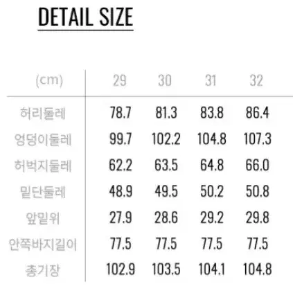 지오다노 쿨 와이드 데님 네이비