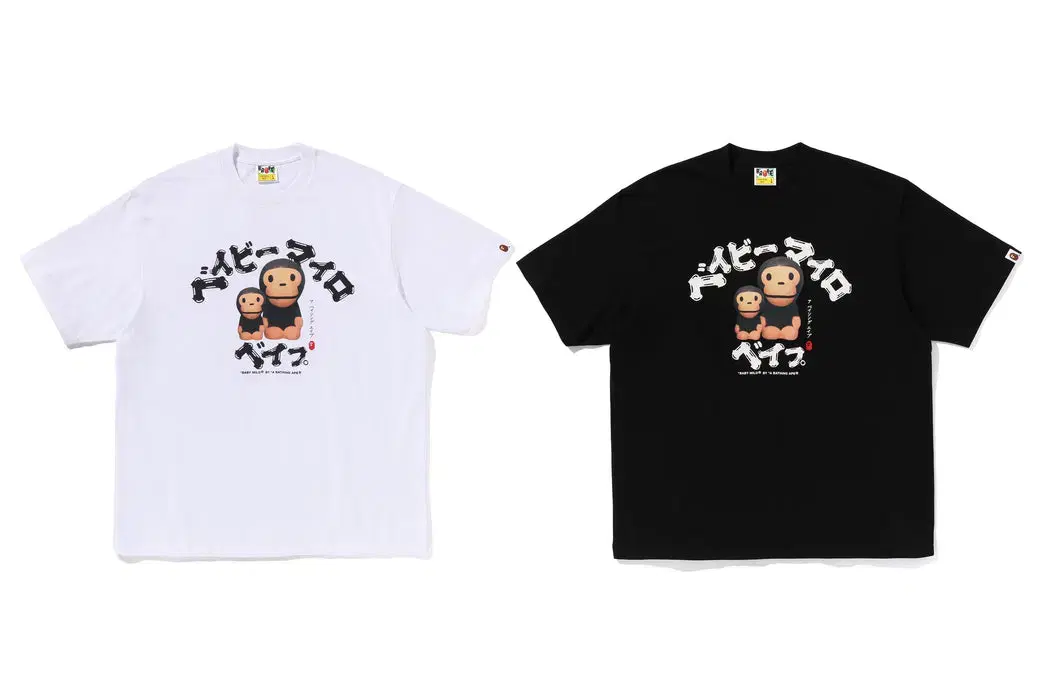 [Overseas] Vape Baby Milo College Relaxed Fit Short Sleeve T-Shirt 24FW