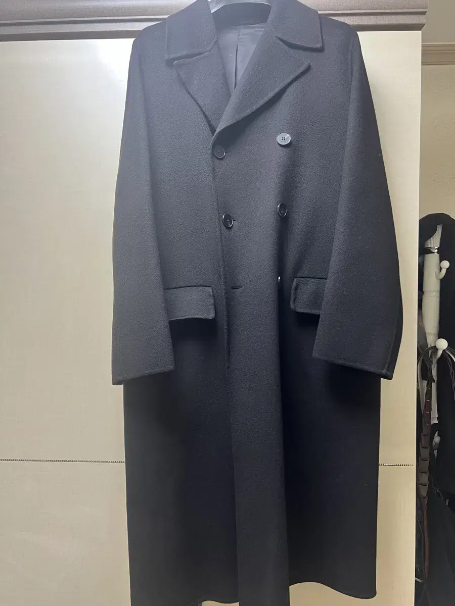 21F/W Mamagari Boned Coat Size 44 Black