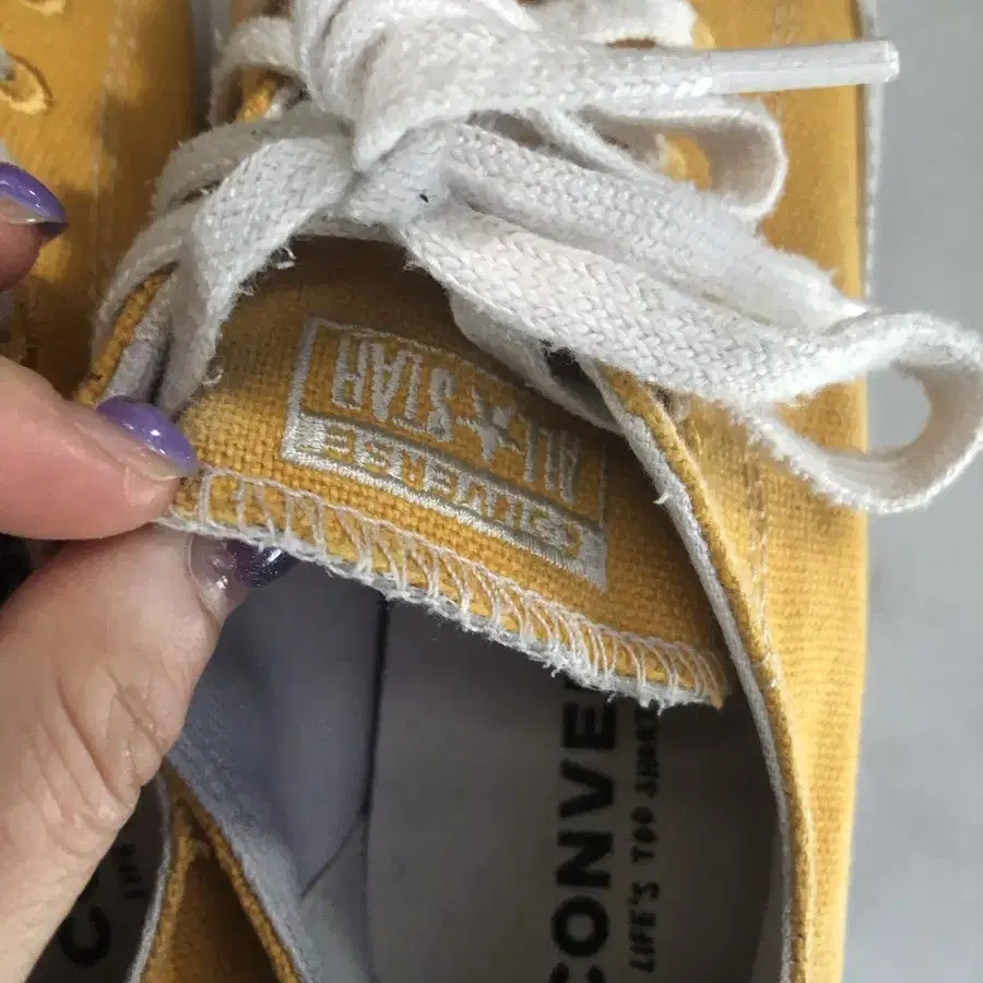 Yellow Converse sneakers 240