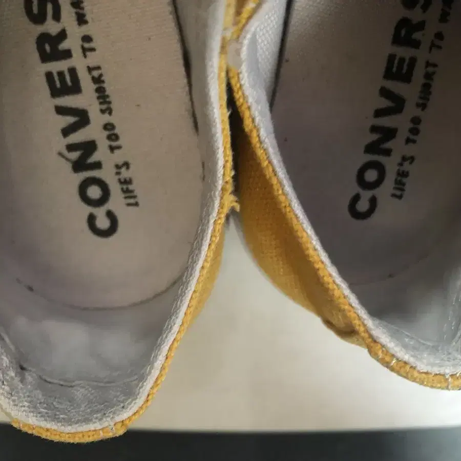 Yellow Converse sneakers 240