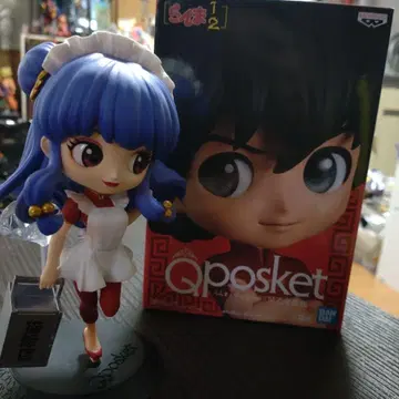 Qposket 란마 1/2 사오토메 란마 남자 샴푸 피규어 세트