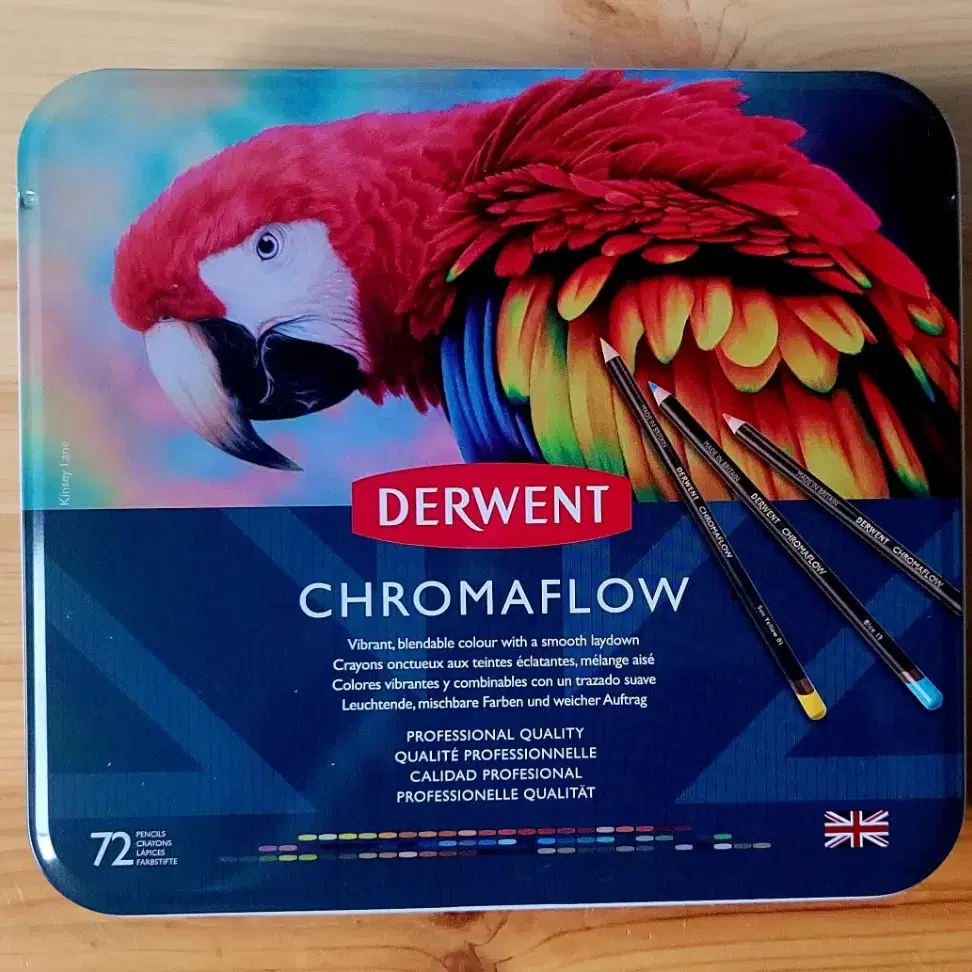 더웬트 크로마플로 색연필 72색 Derwent Chromaflow