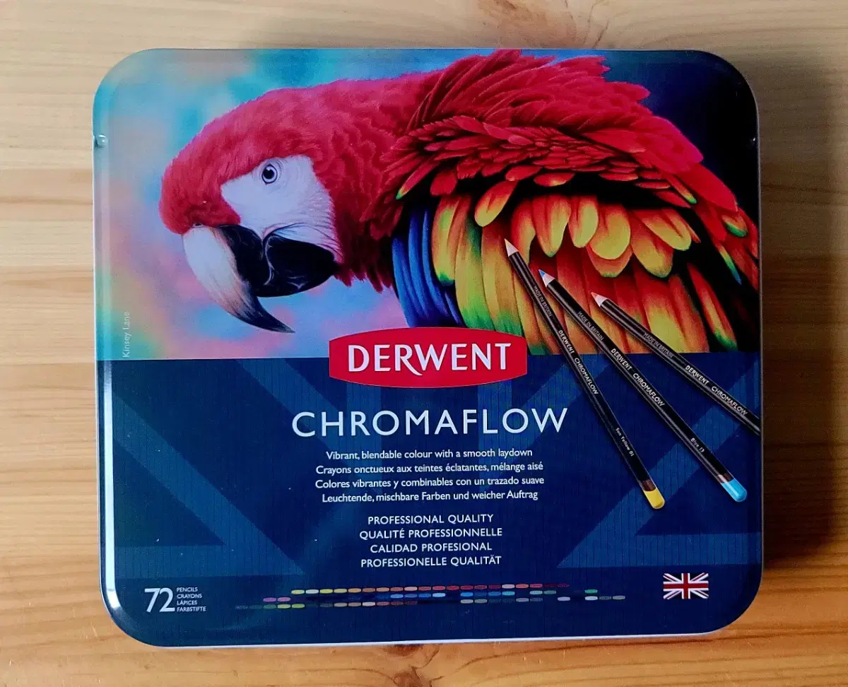 더웬트 크로마플로 색연필 72색 Derwent Chromaflow