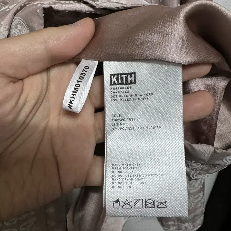 kith 반다나 코치자켓 핑크 L 판매