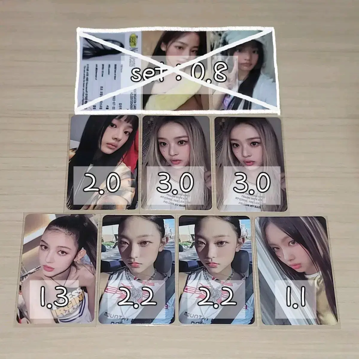 New Jeans minji hanni danielle haerin hyein Supershine Supernatural broadcast photocard Sell