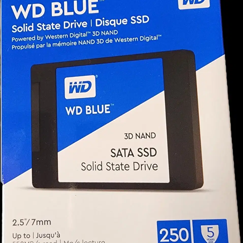 wd 250g ssd blue