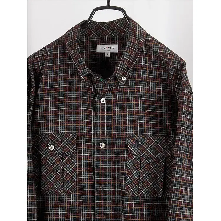 LANVIN SPORT check shirts - JAPAN MADE