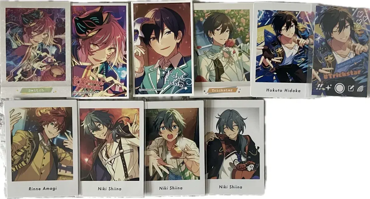 Anstar Natsume Hokuto Rinne ni-ki Deco sticker Pashotzu Pashakore Photo Card