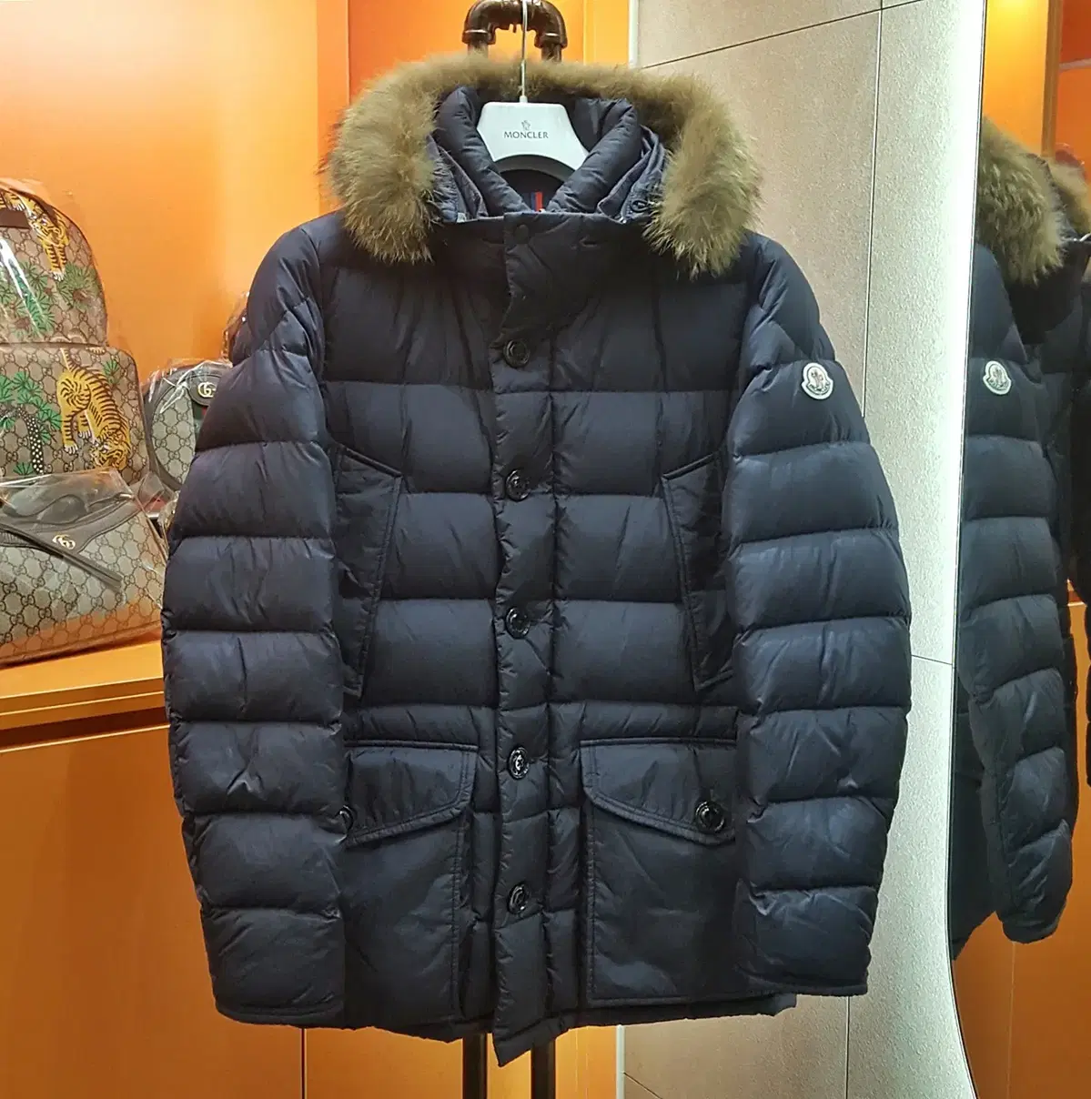 [S-class]Moncler Clooney Padded Navy2