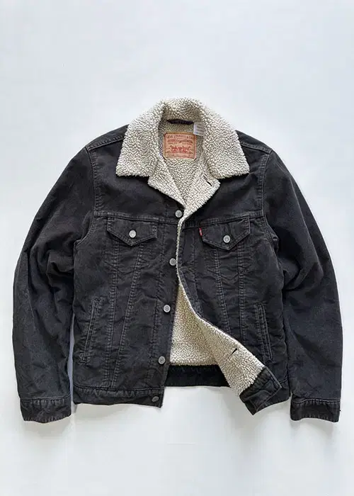 [S] Levi's Sherpa Corduroy Trucker Jacket