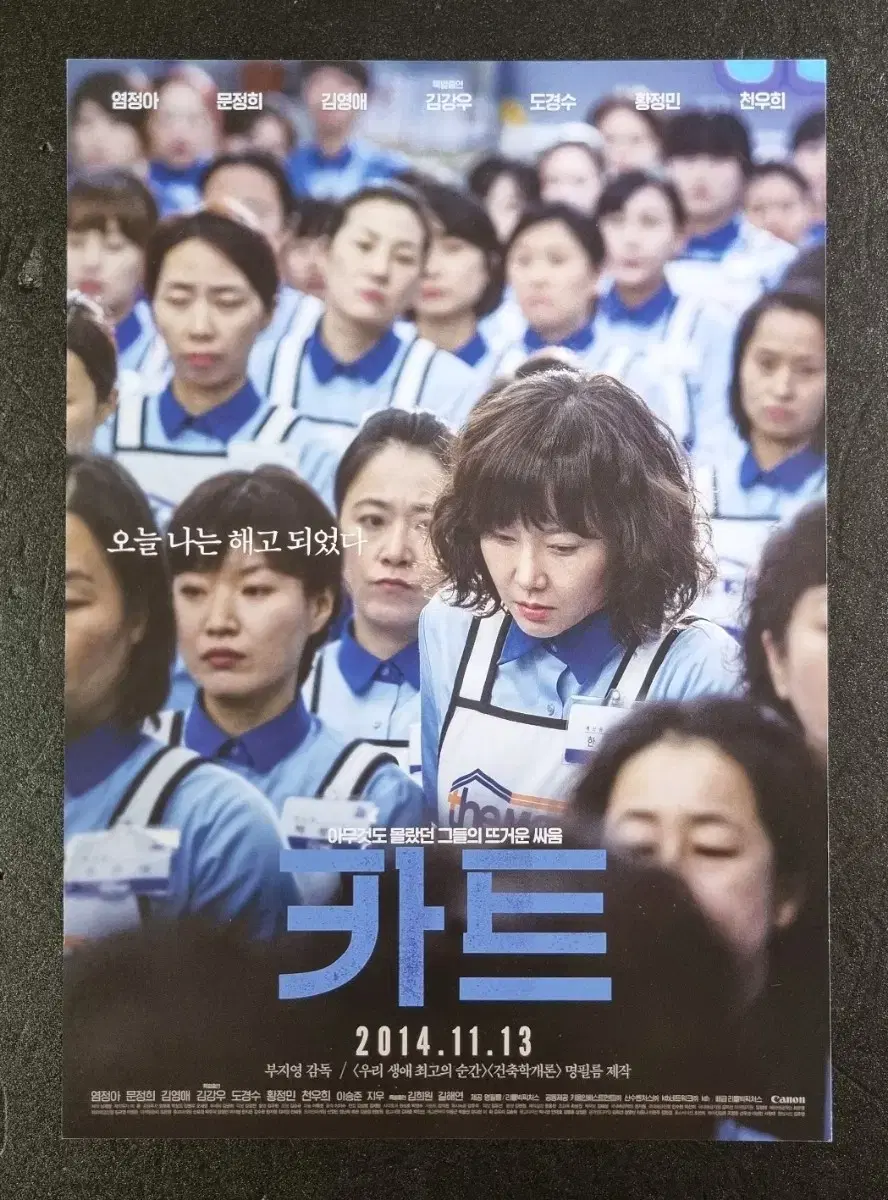 [영화팜플렛] 카트 (2014) 염정아 도경수 천우희 영화전단지