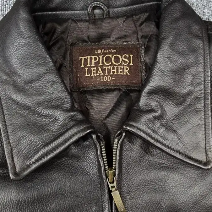 TIPICOSI LEATHER 늑대 레더자켓 소가죽 자켓 100