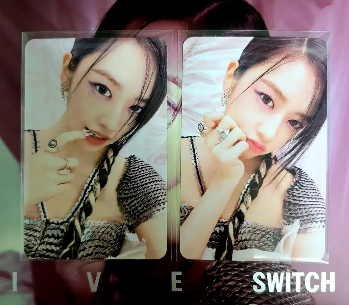 Free shipping) Sell the switch ahn yujin photocard 