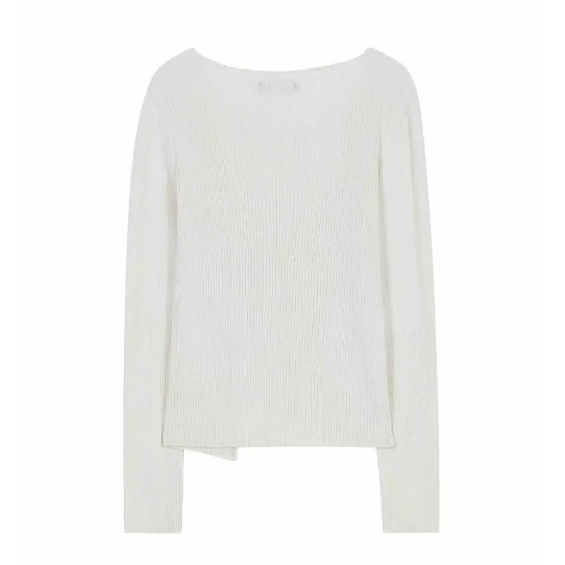 다이애그널 WIDE GAPS BUTTON KNIT (ivory)