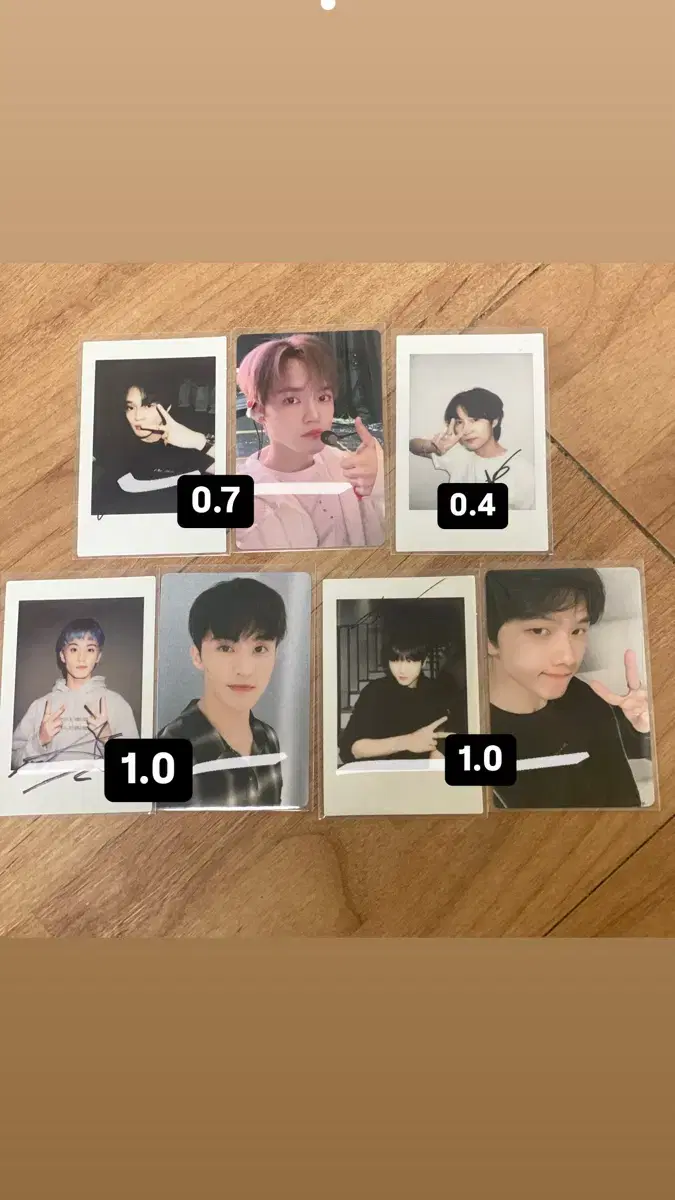 nct dream candy yizhiyu 5th mark renjun chenle jisung unreleased photocard photocard polaroid