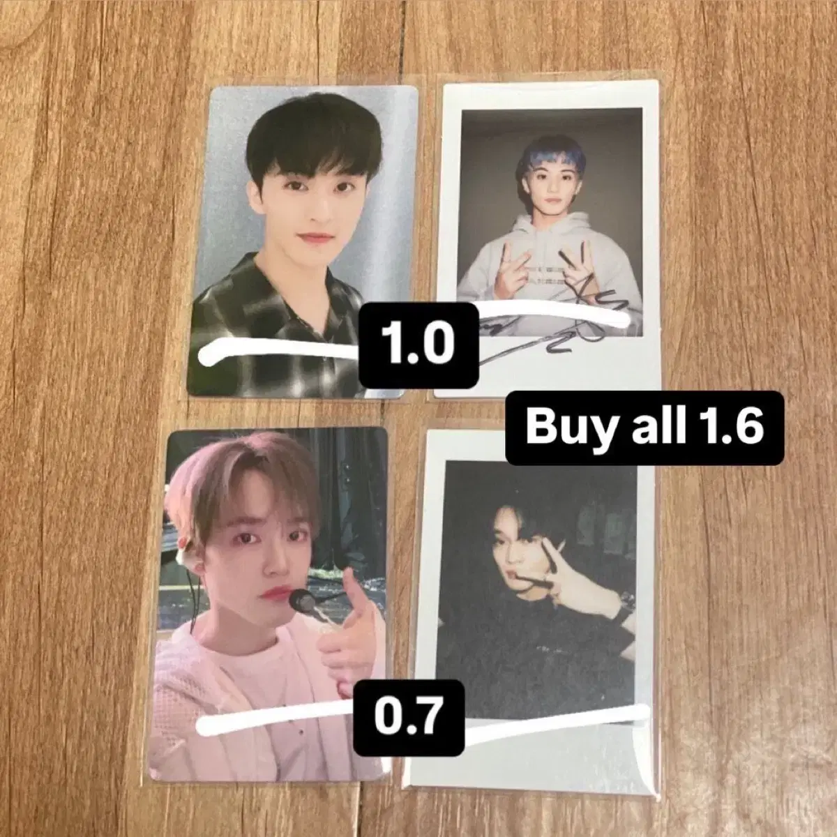 nct dream candy yizhiyu 5th mark renjun chenle jisung unreleased photocard photocard polaroid