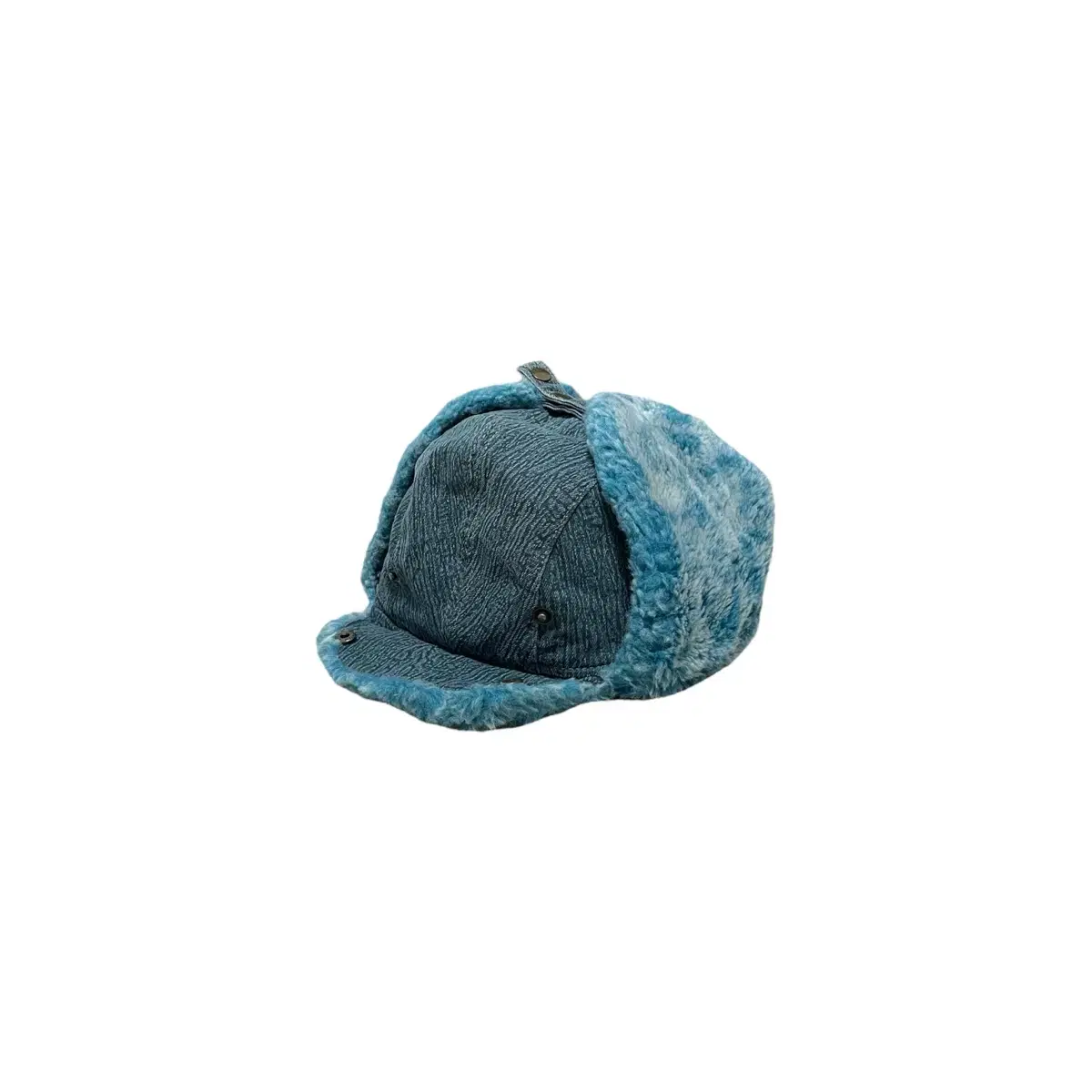 Bluegreen vintage earflaps trooper hat