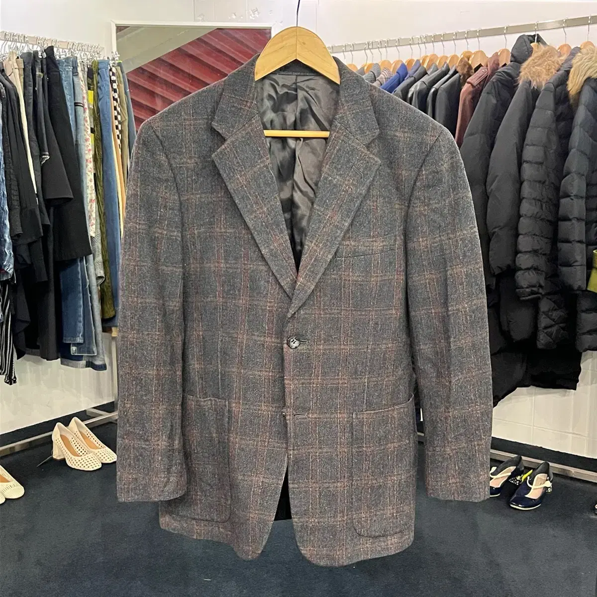 [Taupo] [92] cashmere blend blazer jacket