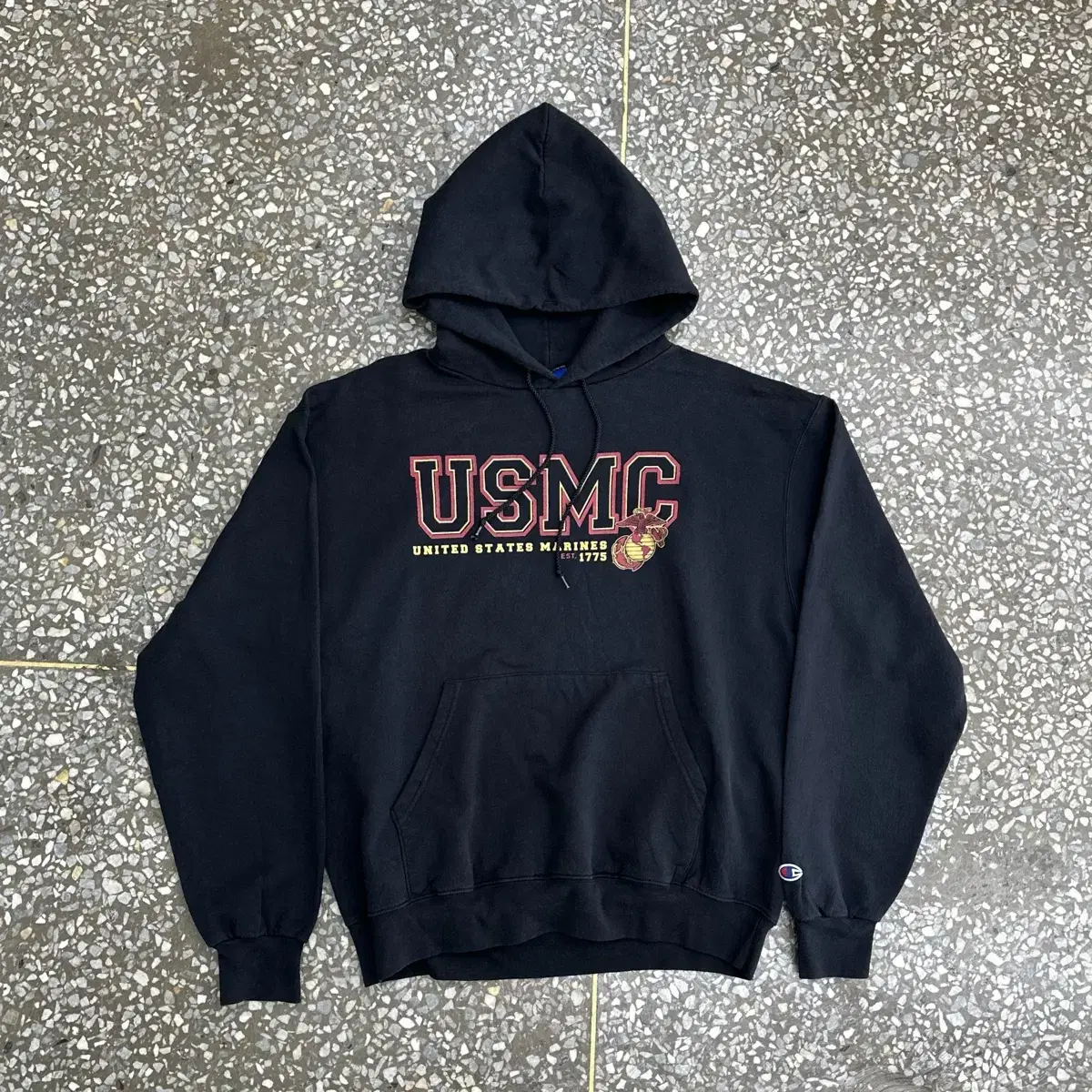 Champion USMC Hoodie L