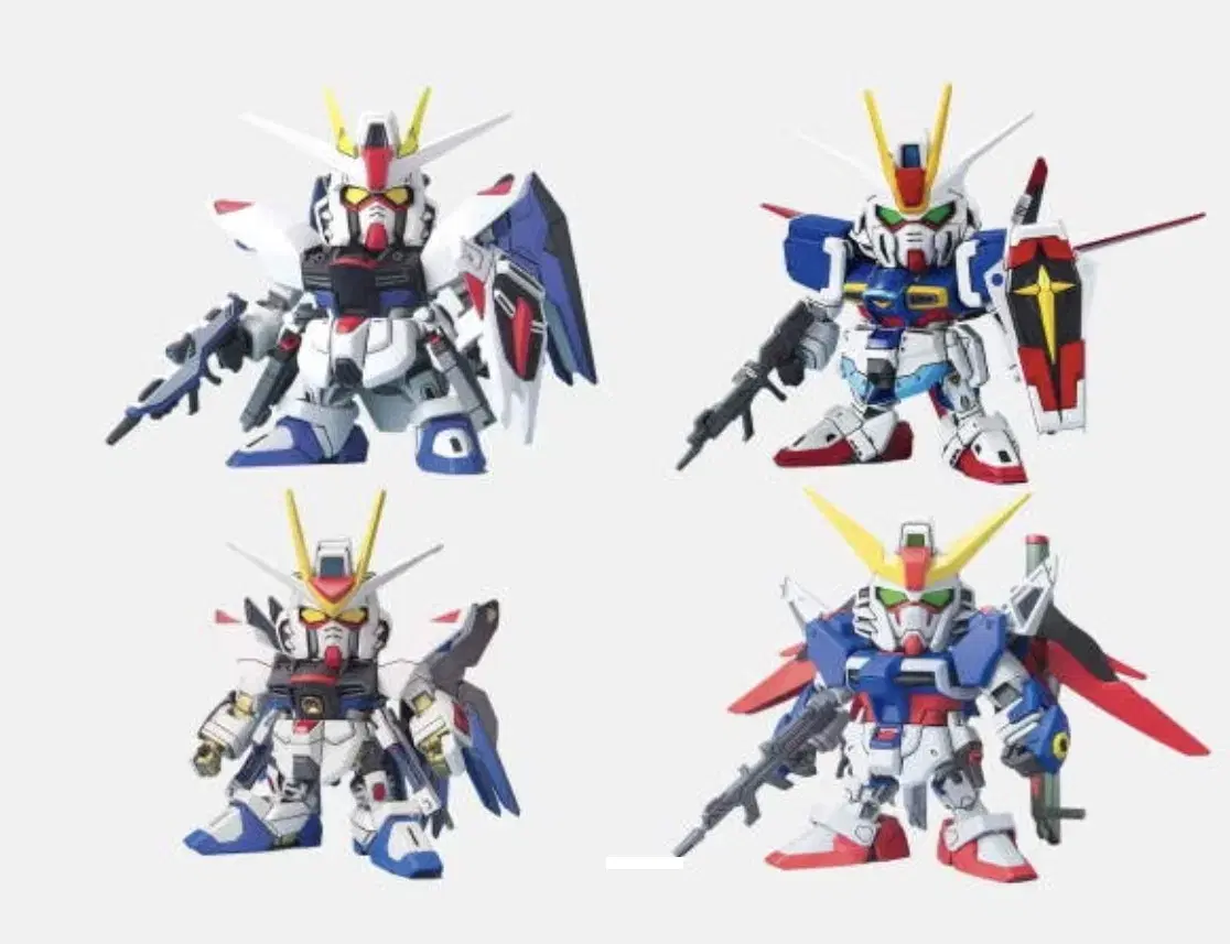 SD Gundam BB Seed SEED Sets Framemodel Figures Battle of Destiny C E