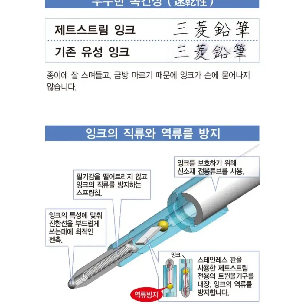 제트스트림 2&1, 4색 볼펜