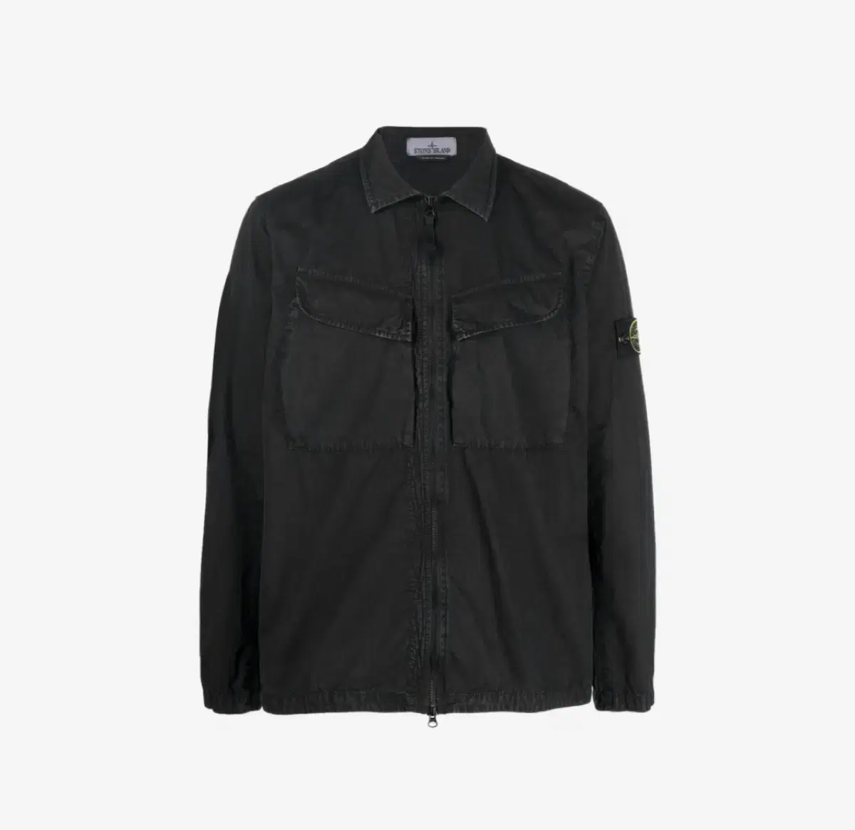 [XL] 22fw Stone Island Olde Effect Overshirt Black