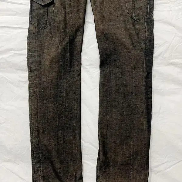 Semantic design cord cargo pants