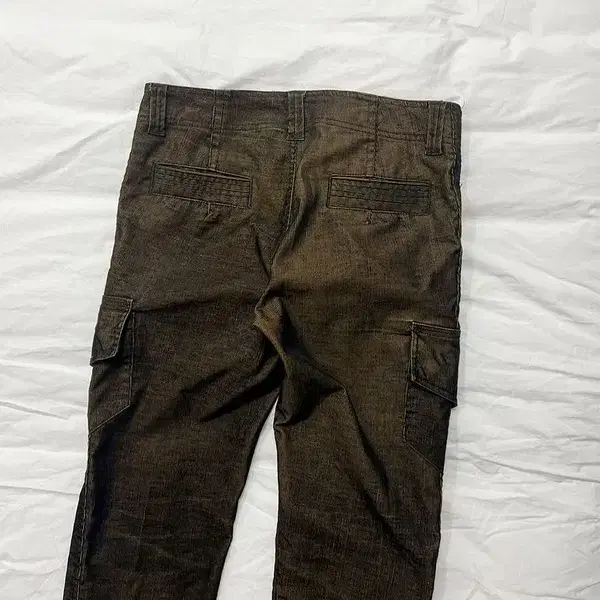 Semantic design cord cargo pants