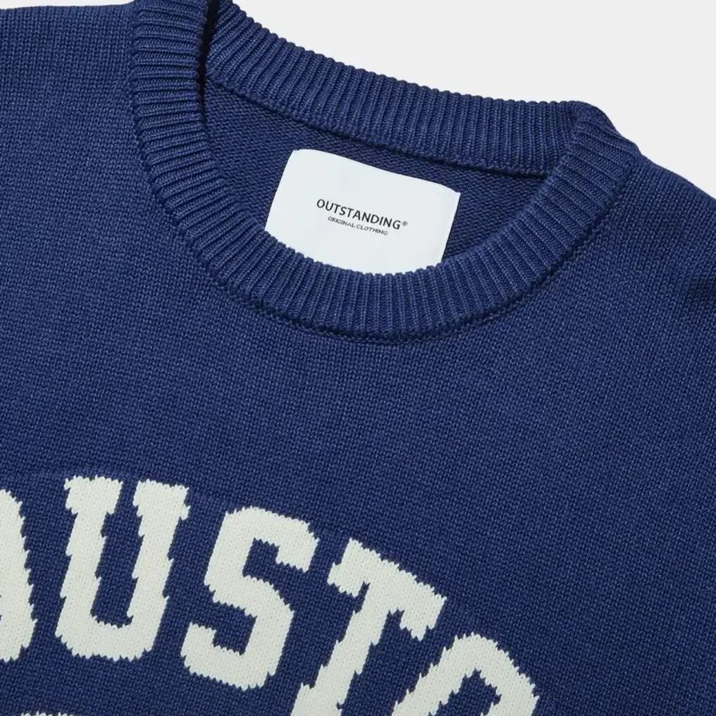 아웃스탠딩 V.S.C COTTON CREWNECK KNIT