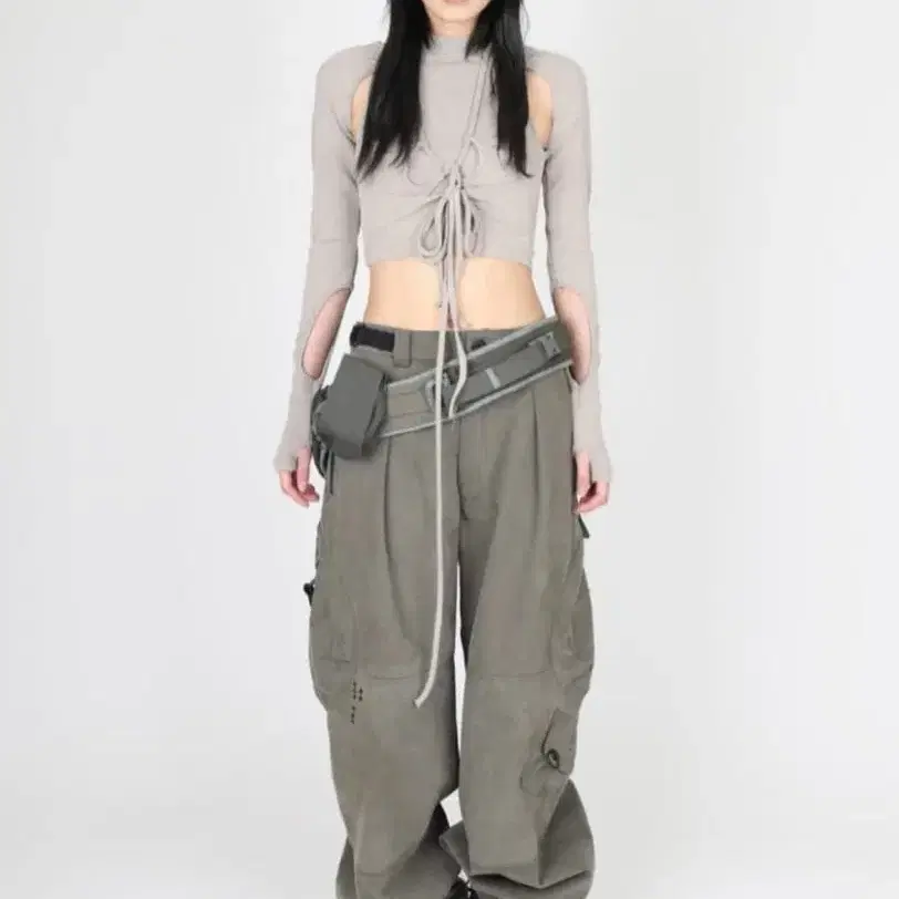 [2] Hyein seo cargo pants black