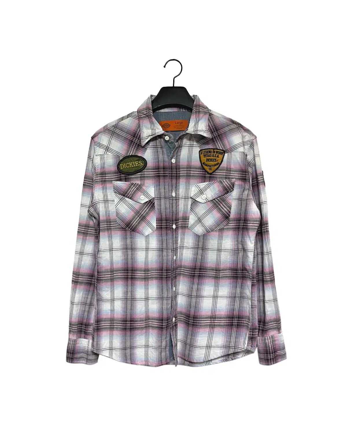 ( DICKIES ) FLANNEL PATCH SHIRT