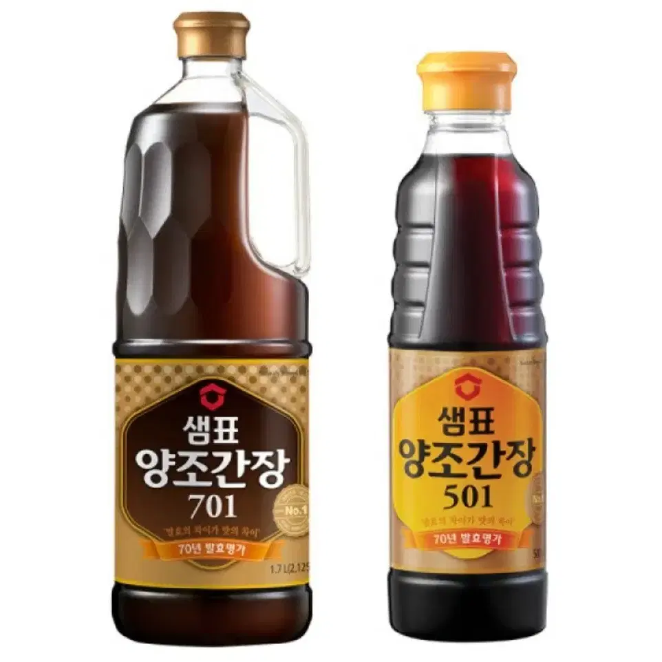 [무료배송] 샘표 양조간장701 1.7L + 501 500ml