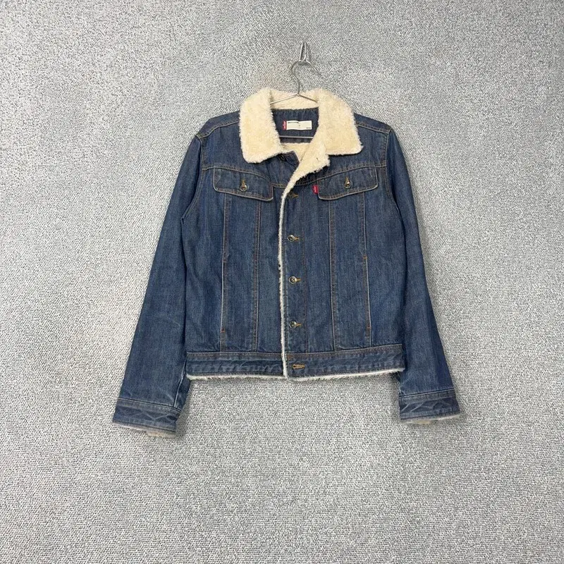 Levi's Sherpa Jin Blue Denim Mustang Jacket M