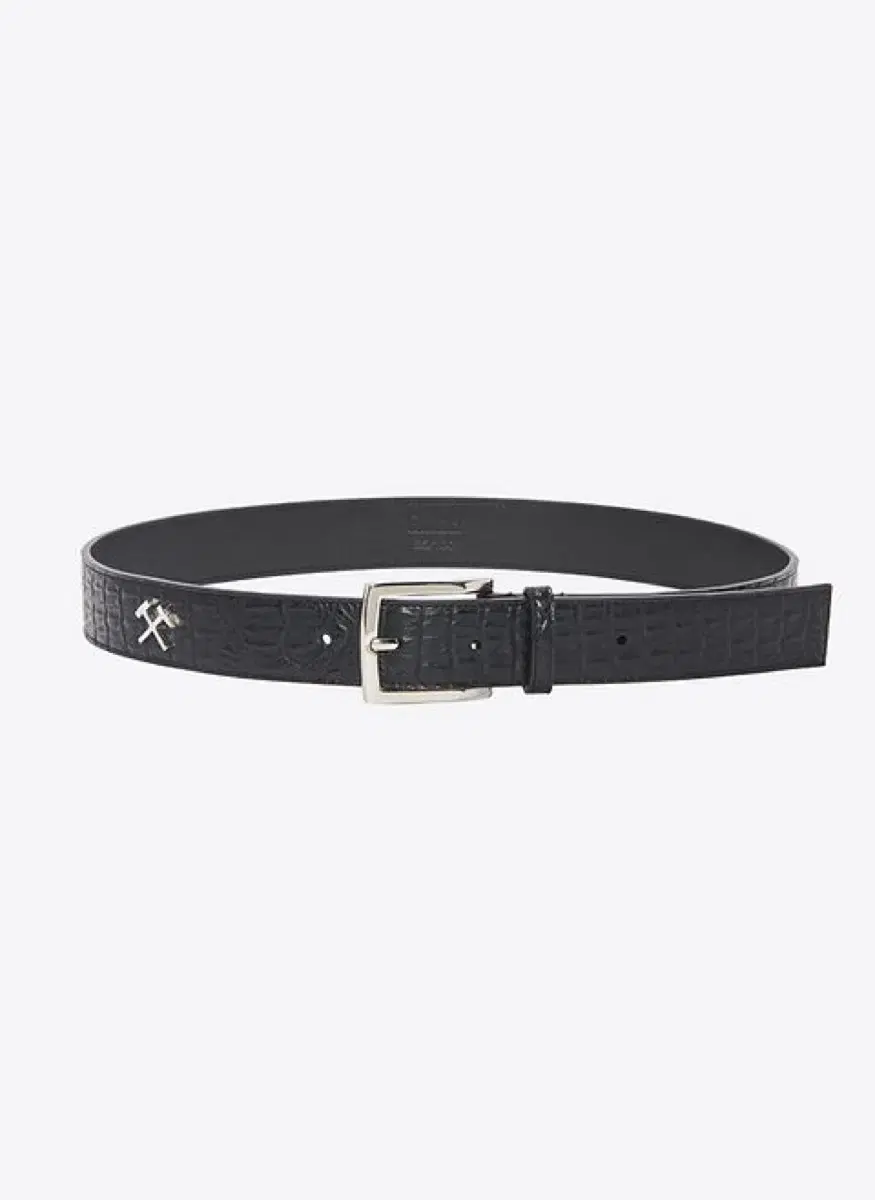 GMBH omid belt black croc 벨트