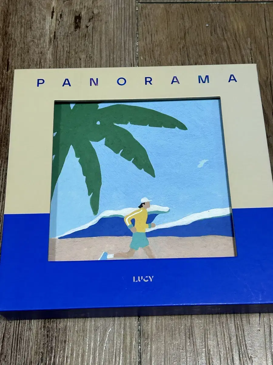 Lucy Jogging Panorama Handwritten sign Letter Album